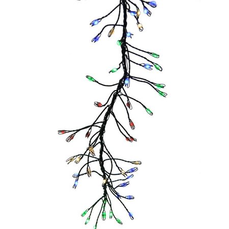 LIVING ACCENTS Celebrations Gold LED Micro Dot/Fairy Multicolored 250 ct String Christmas Lights 10 ft. BSCCX250MUA